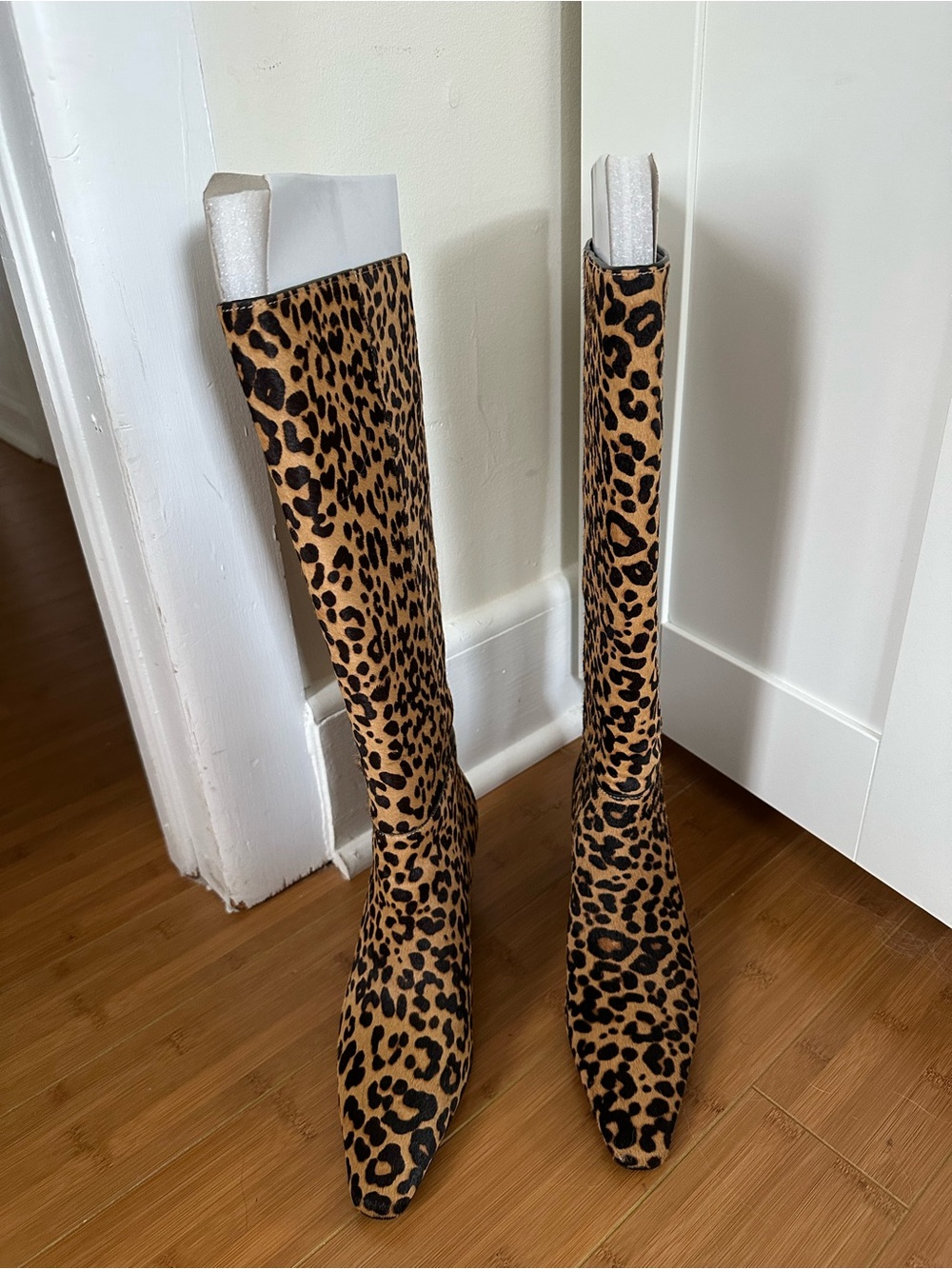 Genuine Calf Hair Knee High Boot
